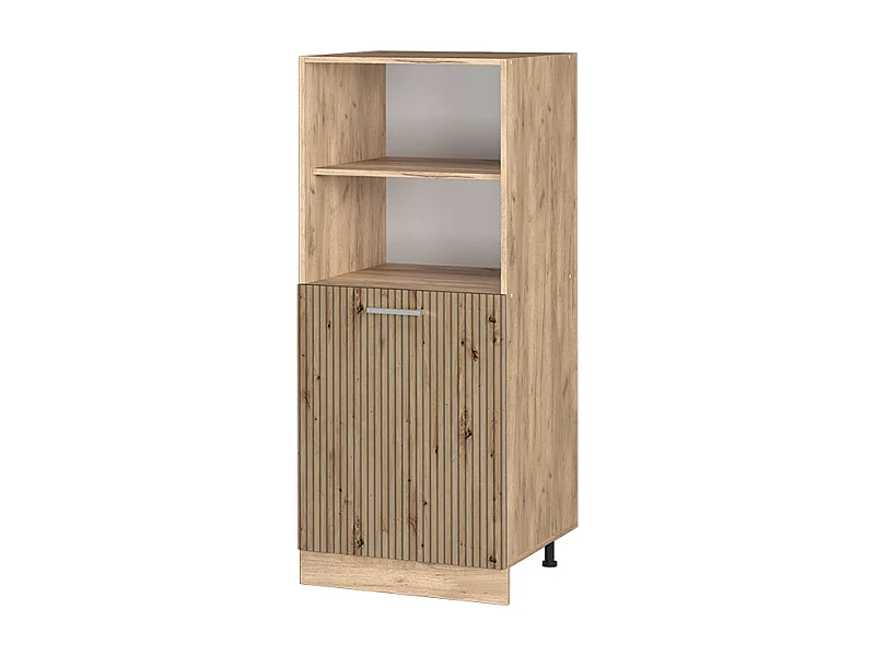 Meuble pour four chêne artisan 60x57x143 r-line