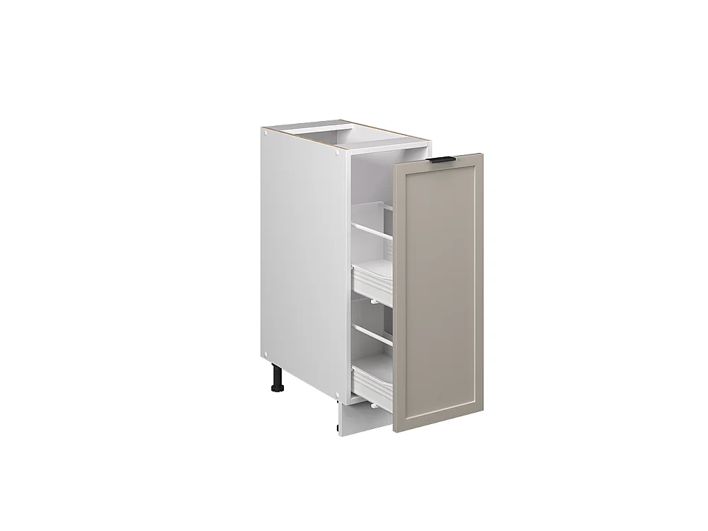 Apotheekkast grijsbeige 30x60x82 fame-line