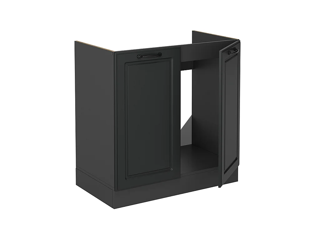 Sink base cabinet anthracite shaker style80x60x81.6 r-line