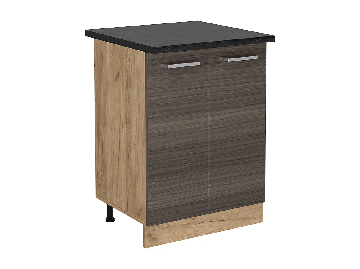 Mobiletto base cucina grigio nobile 60x60x81.6 r-line