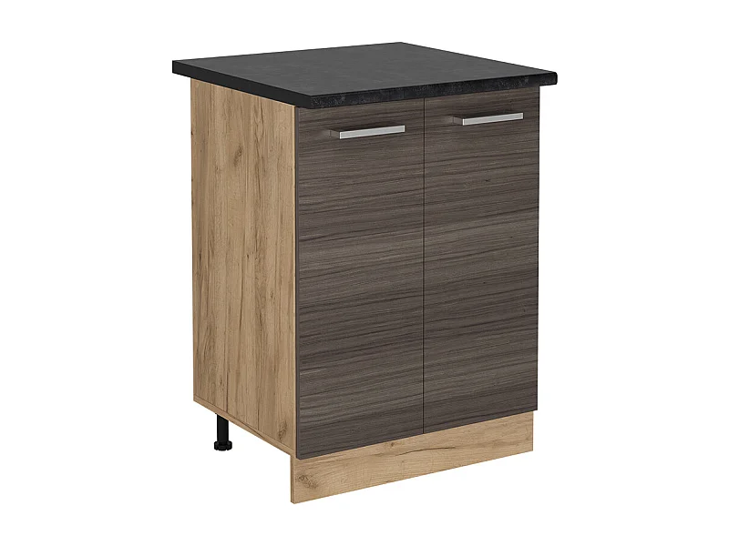 Mobiletto base cucina grigio nobile 60x60x81.6 r-line