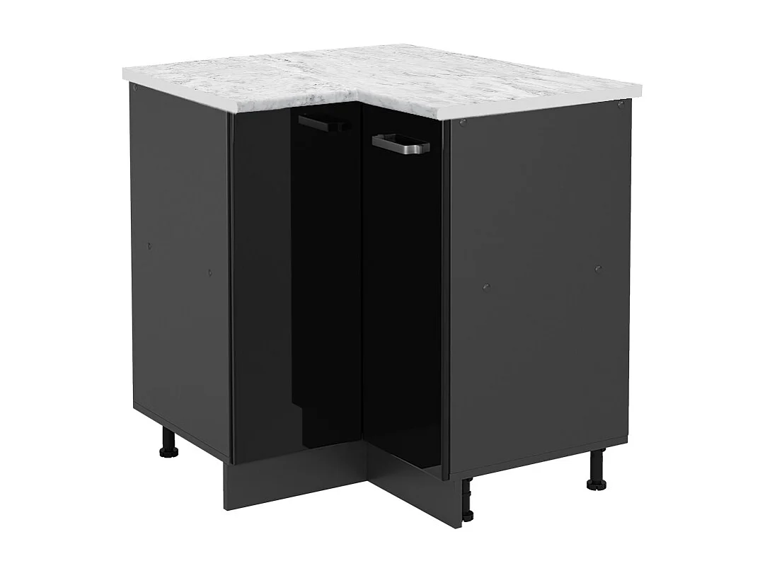 Meuble dangle noir haute brillance 75.6x60x81.6 r-line