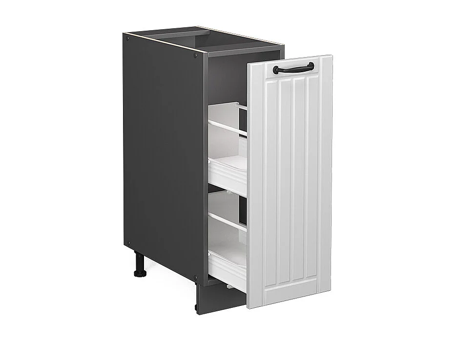 Meuble de cuisine blanc campagne 30x60x82 fame-line