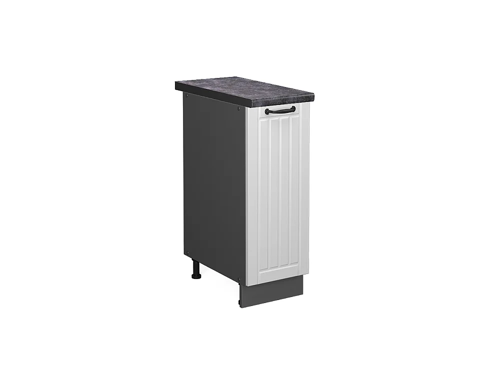 Meuble de cuisine blanc campagne 30x60x82 fame-line