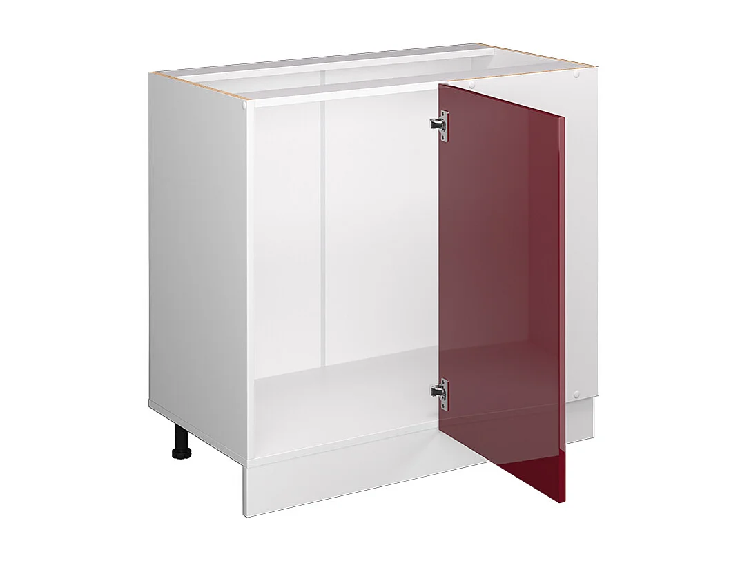 Meuble dangle rouge brillant 86x60x81.6 r-line