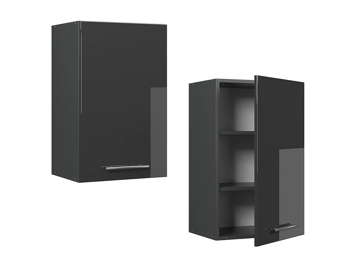 Hangkast antraciet hoogglans 45x34.1x72 fame-line