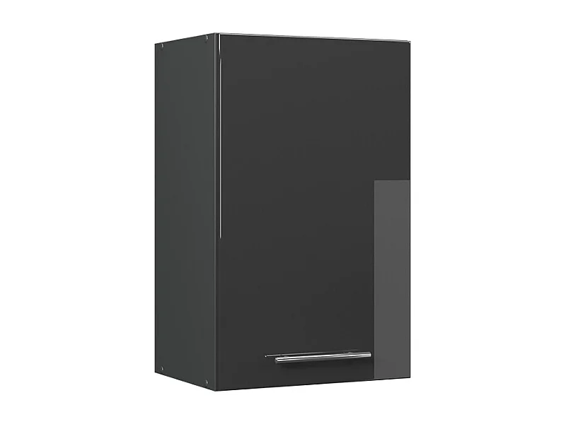Elément haut de cuisine anthracite haute brillance 45x34.1x72 fame-line