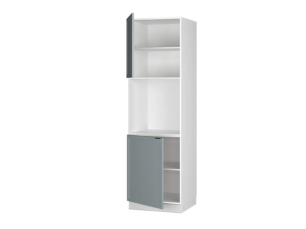 Armario para horno empotrado azul claro-gris 60x58x206.8 fame-line