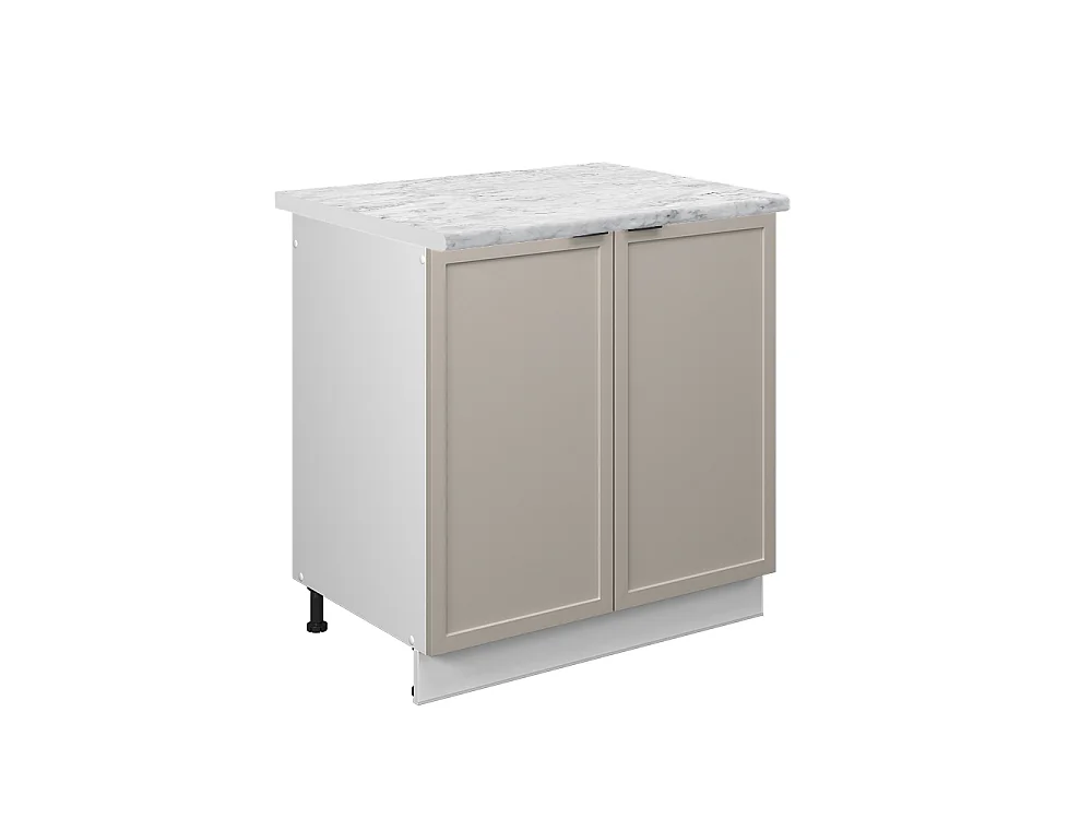 Meuble bas sous-évier grisbeige 80x60x82 fame-line
