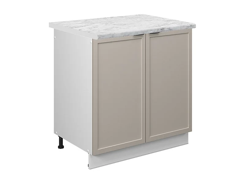 Meuble bas sous-évier grisbeige 80x60x82 fame-line