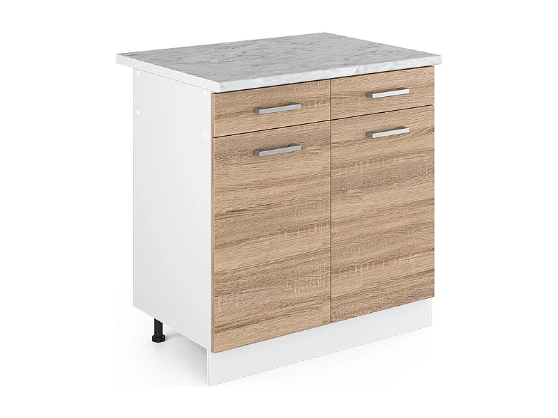 Meuble cuisine sonoma 80x60x81.6 r-line