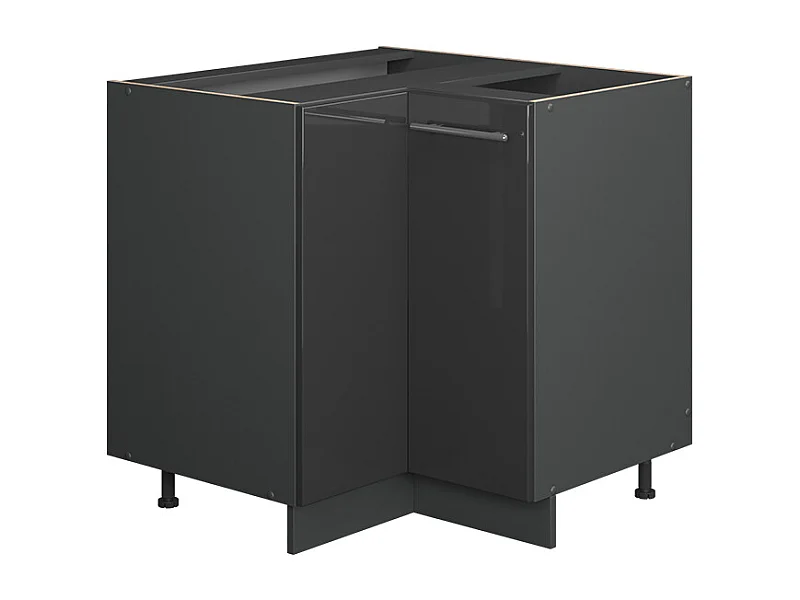 Meuble dangle anthracite haute brillance 80.5x60x82 fame-line