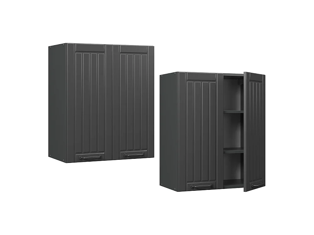 Väggskåp mörkgrå 60x34.1x72 fame-line