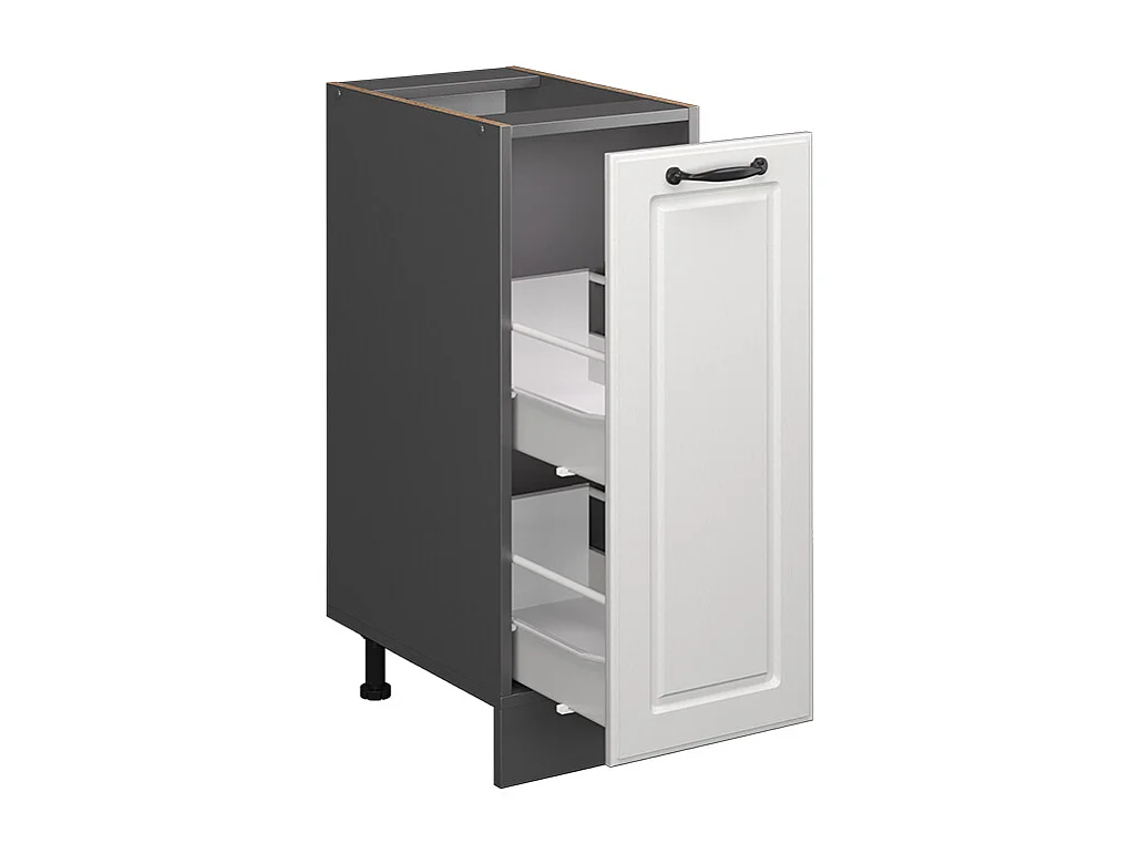 Meuble de cuisine blanc campagne 30x60x81.6 r-line