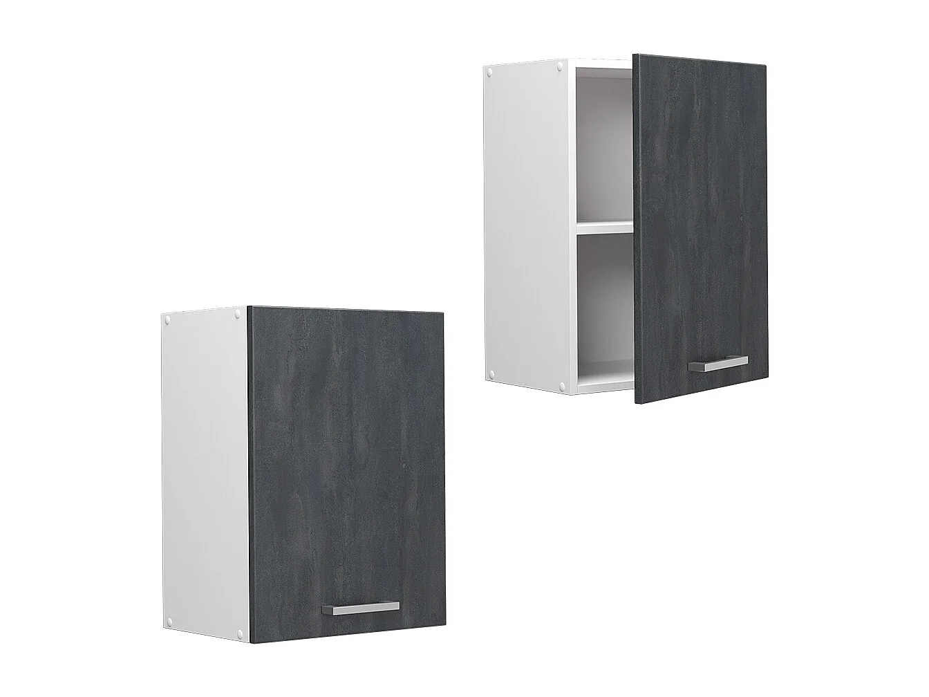 Armario colgante hormigón negro 45x31x60 r-line