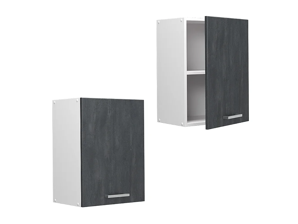 Armario colgante hormigón negro 45x31x60 r-line
