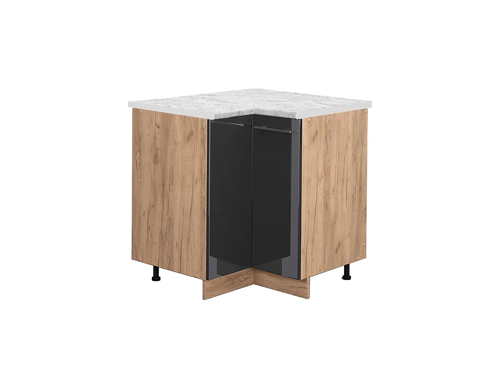 Meuble dangle anthracite haute brillance 80.5x60x82 fame-line