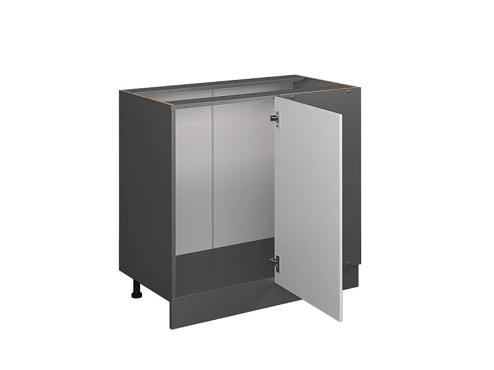 Hjørneskab hvid landhus 86x60x81.6 r-line