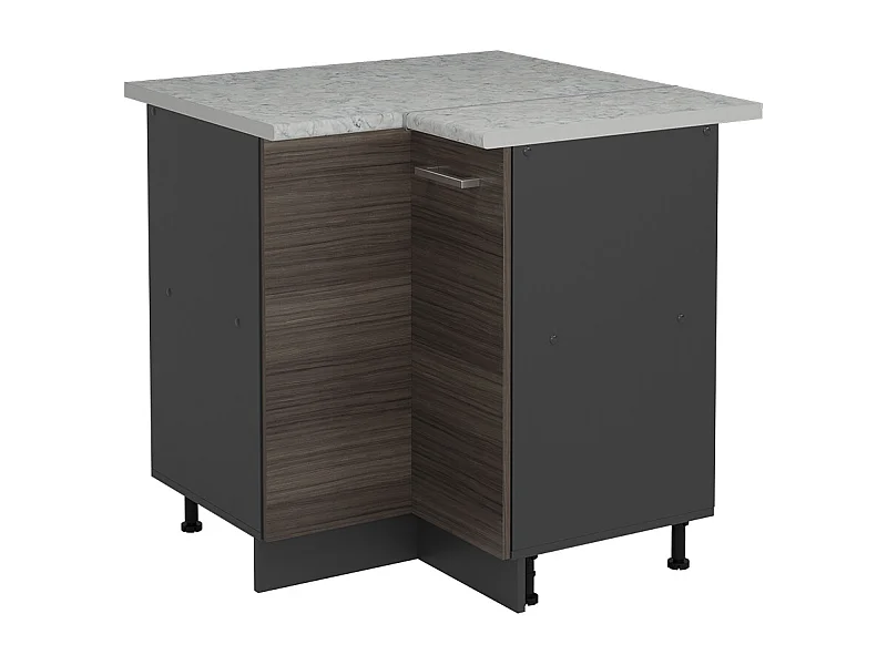 Mobile ad angolo cucina grigio nobile 75.6x60x81.6 r-line