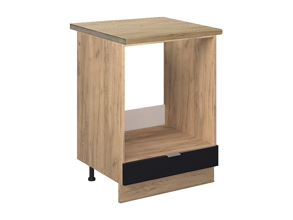 Armario para horno empotrado rayas negras 60x60x82 fame-line