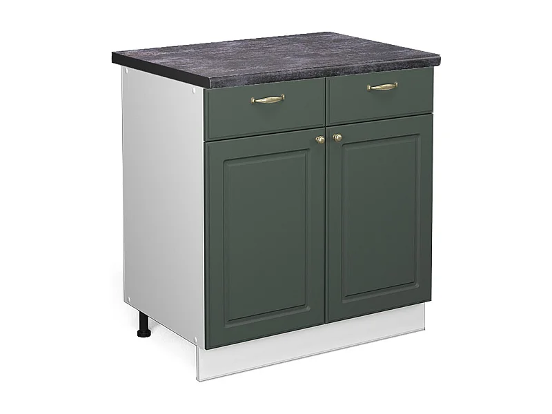 Szafka dolna do kuchni green gold country 80x60x82 fame-line