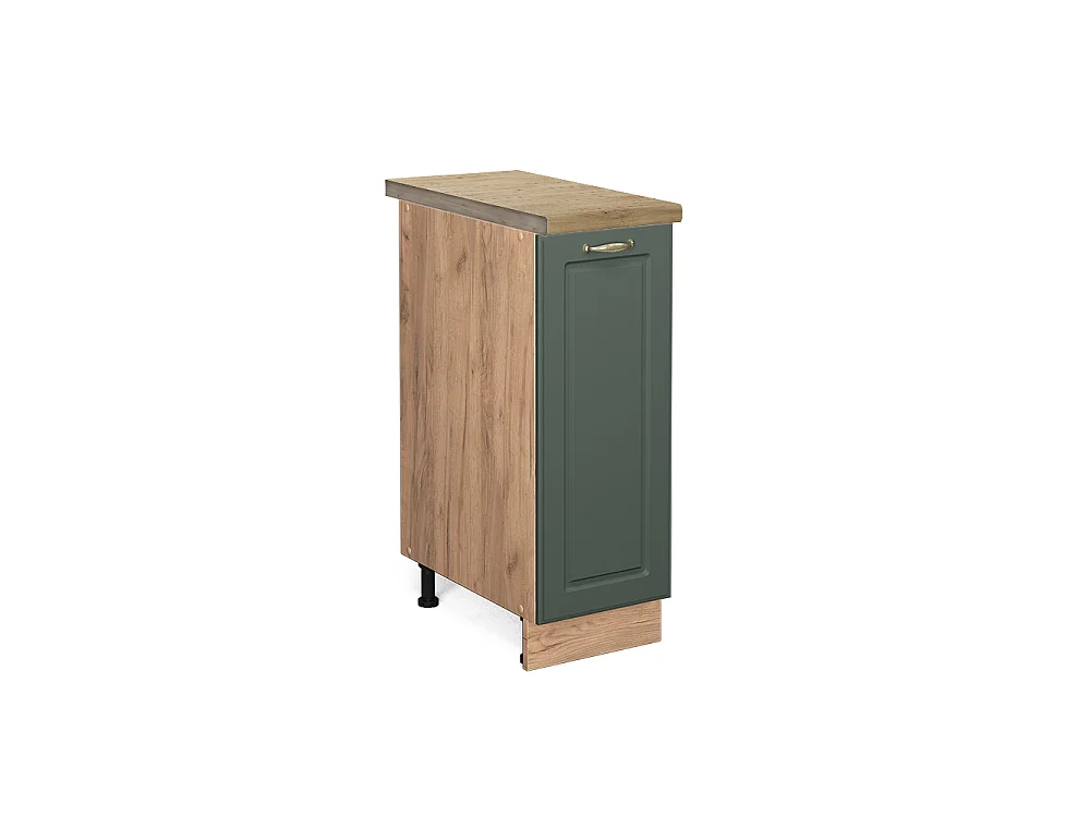 Apotheekkast groen-goud landhuis 30x60x82 fame-line