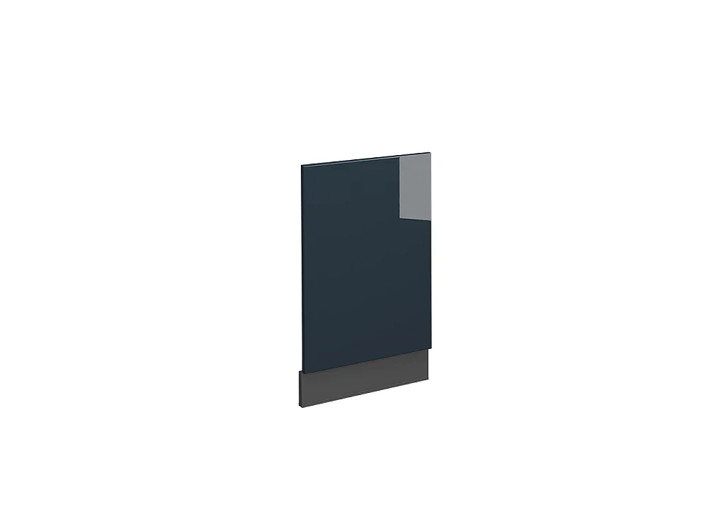 Front panel dark blue high gloss 45x1.6x67.4 fame-line
