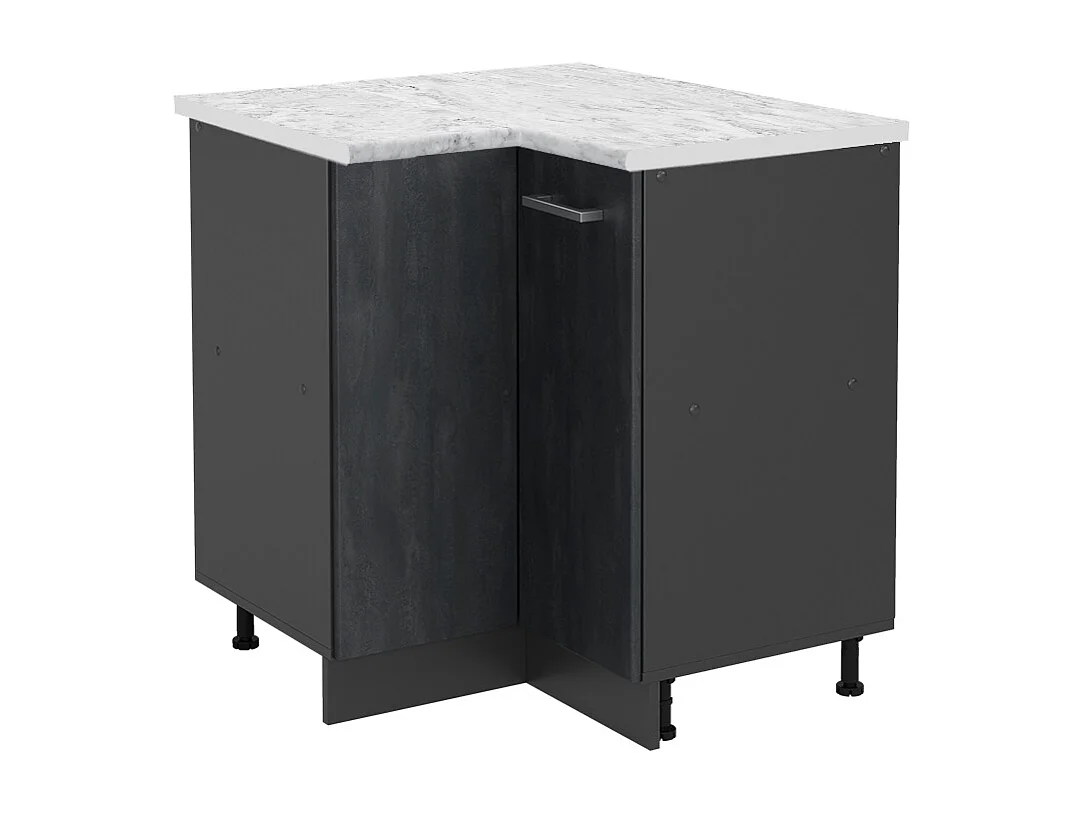 Meuble dangle béton noir 75.6x60x81.6 r-line