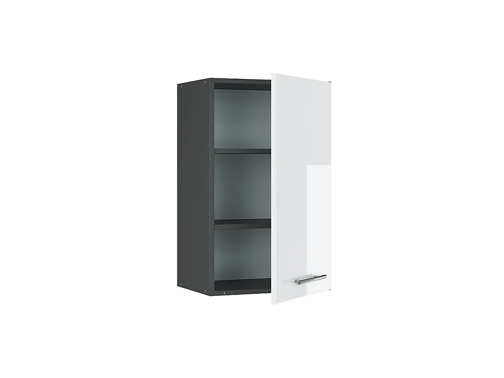 Wall cabinet white high gloss 45x34.1x72 fame-line