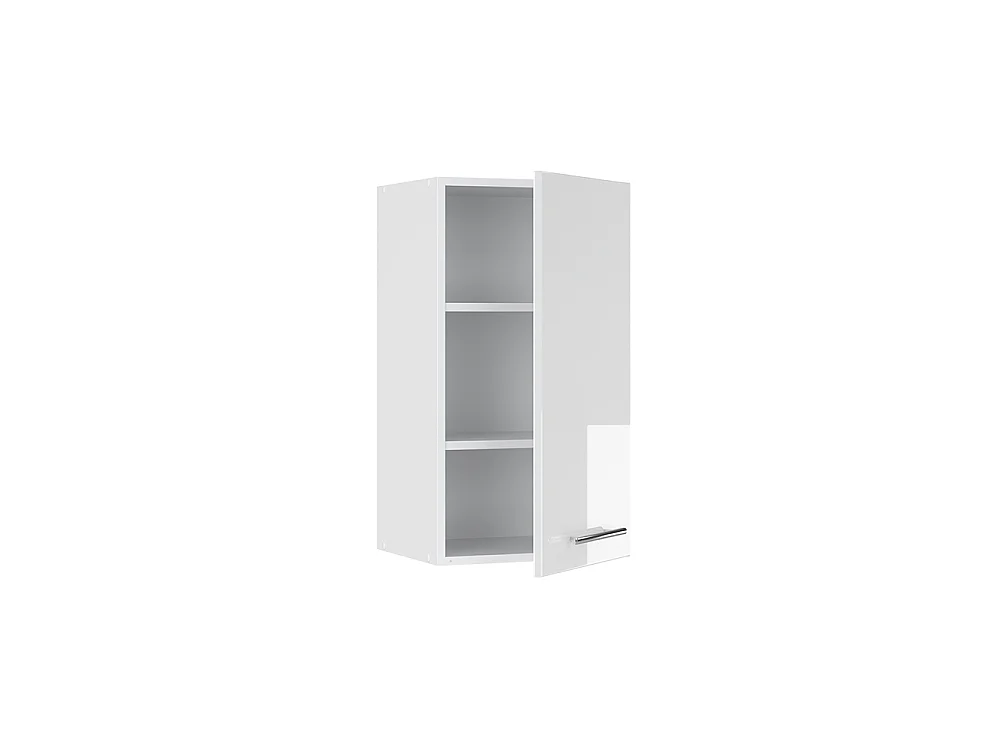 Wall cabinet white high gloss 40x34.1x72 fame-line