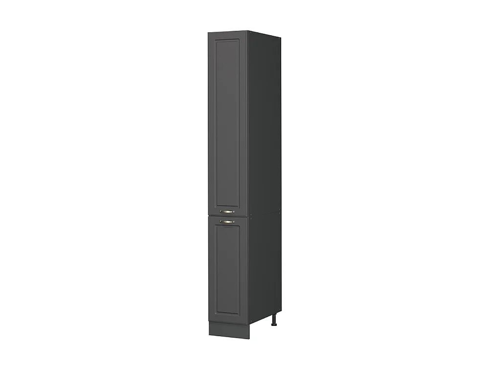 Mobiletto base per cucina Antracite-oro rustico 30x58x206.8 fame-line