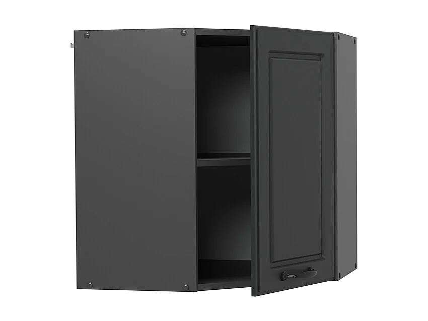 Hoek hangkast antraciet landhuis 57x34.1x60 r-line