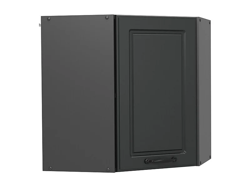 Hoek hangkast antraciet landhuis 57x34.1x60 r-line