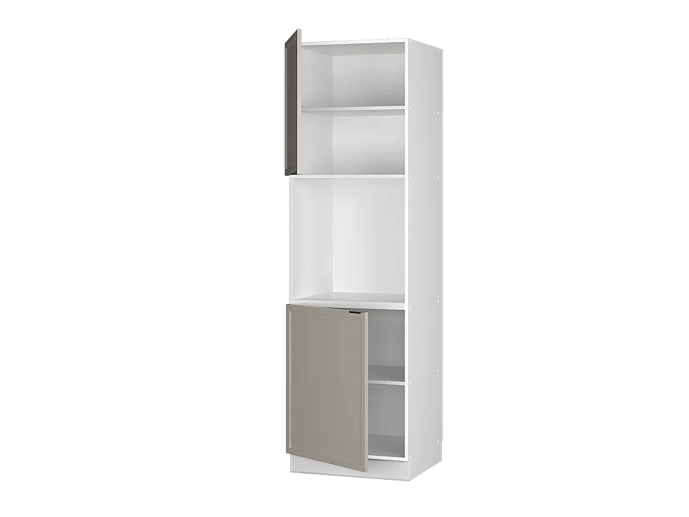 Armario para horno empotrado grisbeige 60x58x206.8 fame-line
