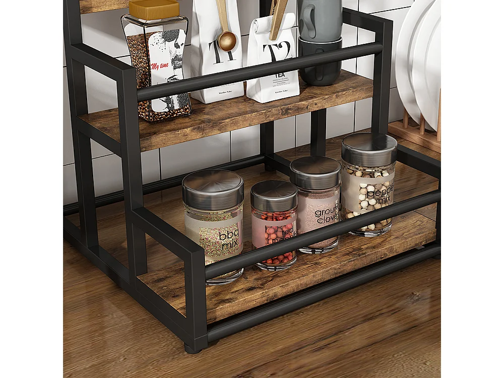 Küchenregal eiche rustikal 33x34x34 fyrk