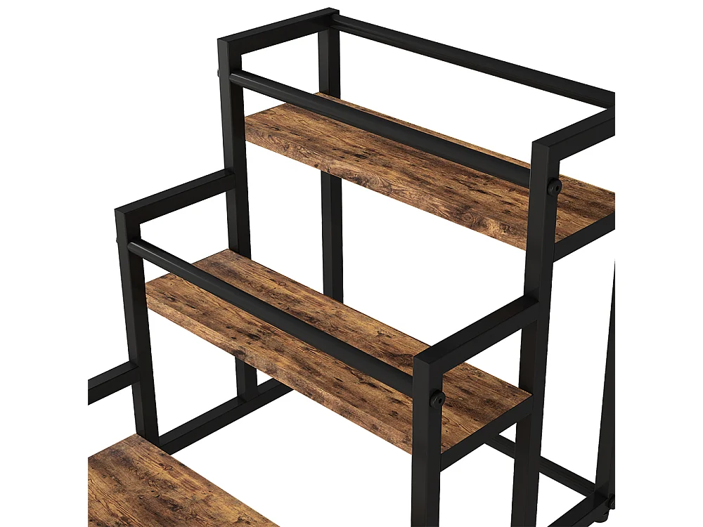 Küchenregal eiche rustikal 33x34x34 fyrk