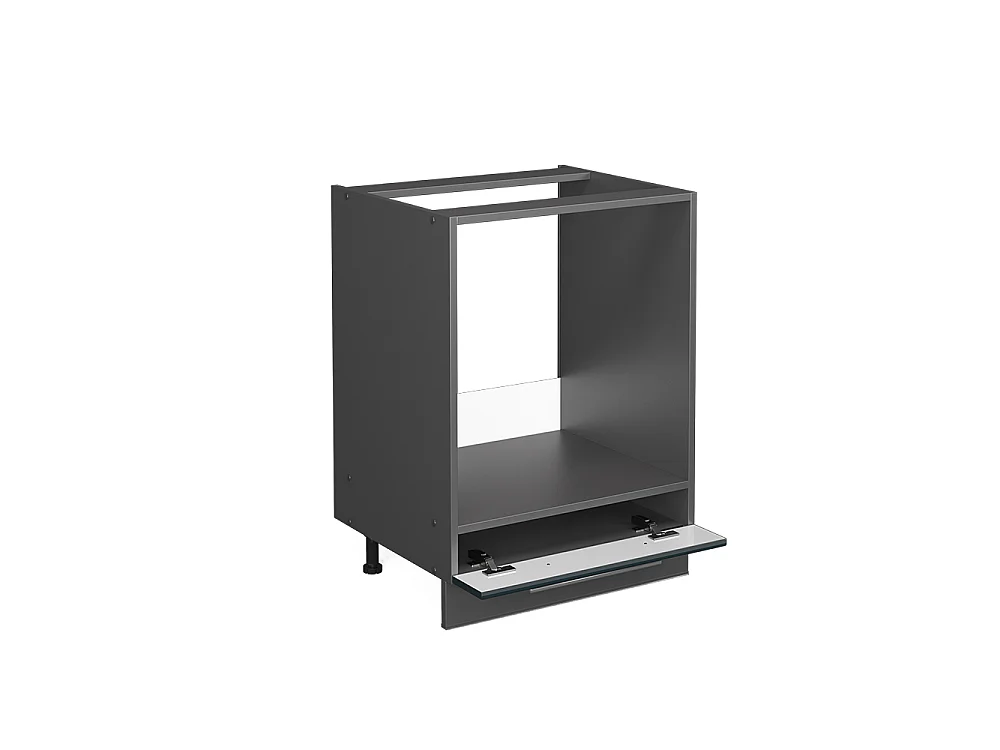 Spiskonverteringsskåp mörkblå högblank 60x51.6x82 fame-line