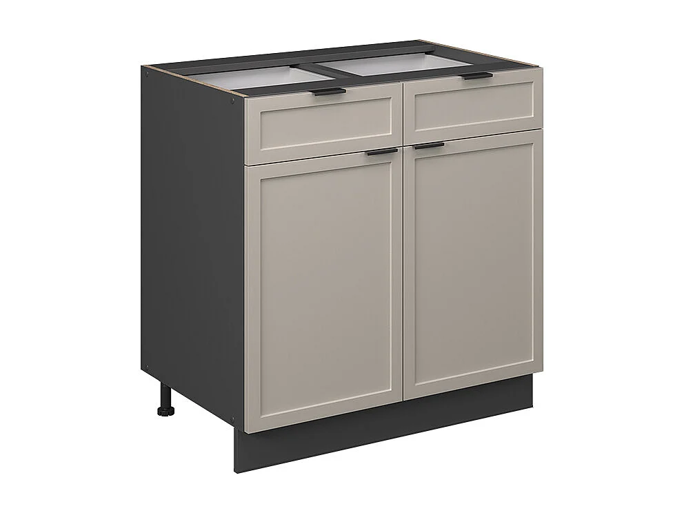 Mobiletto base per cucina grigiobeige 80x51.6x82 fame-line