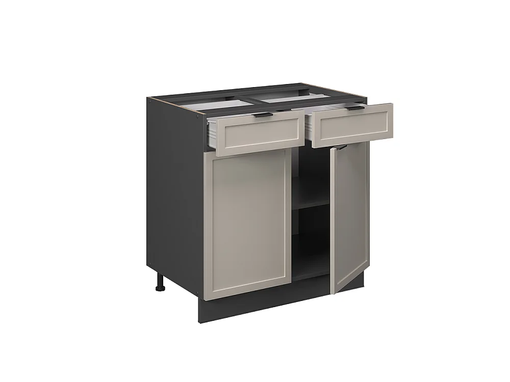 Meuble cuisine grisbeige 80x51.6x82 fame-line