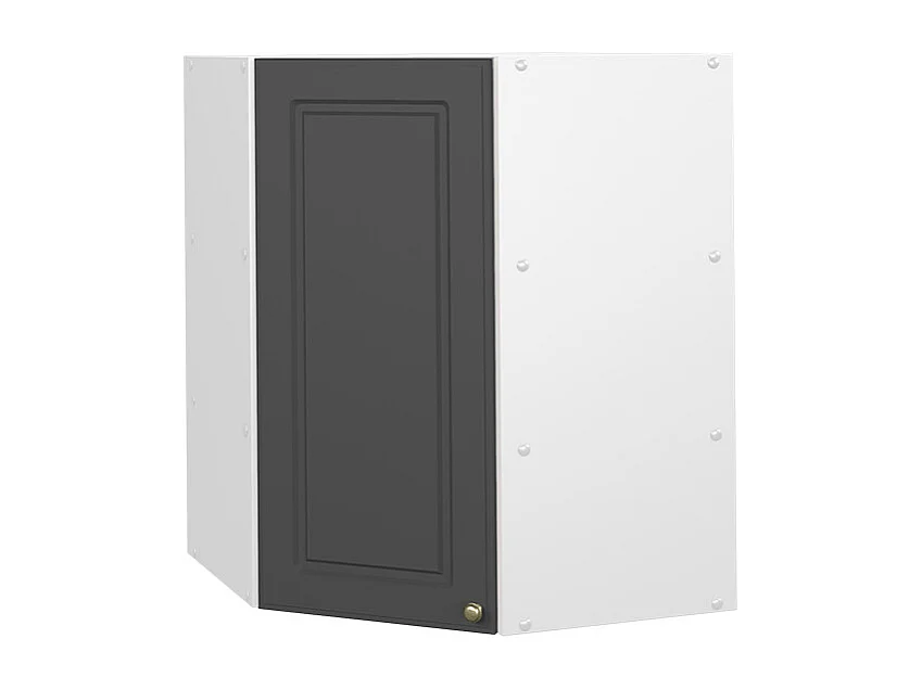 Armario colgante de esquina antracita-oro 57x34.1x72 fame-line