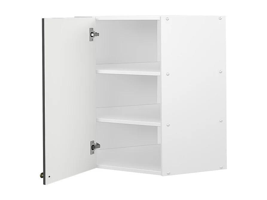 Elément haut de cuisine anthracite-or 57x34.1x72 fame-line