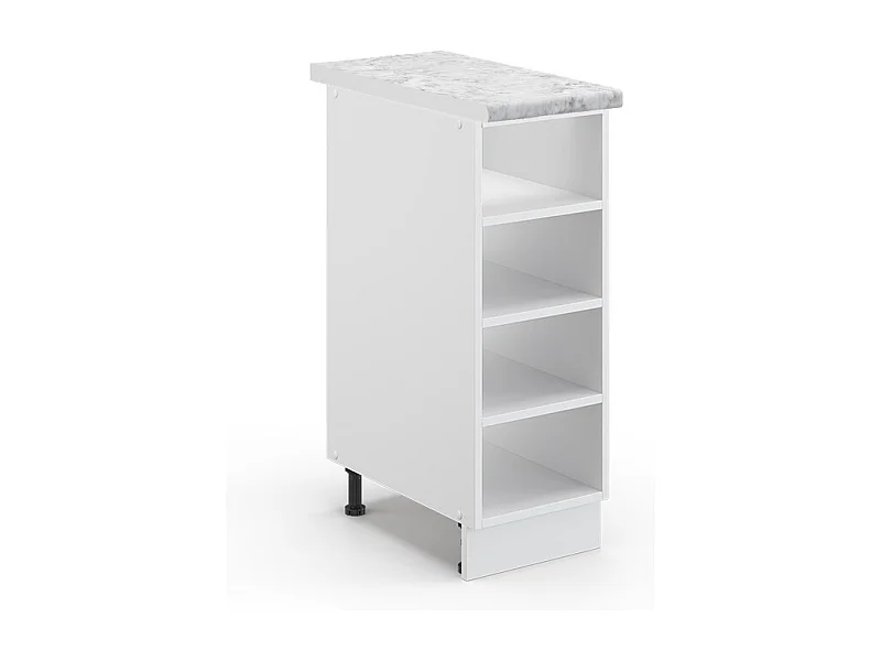 Etagère de cuisine blanc 30x60x82 fame-line