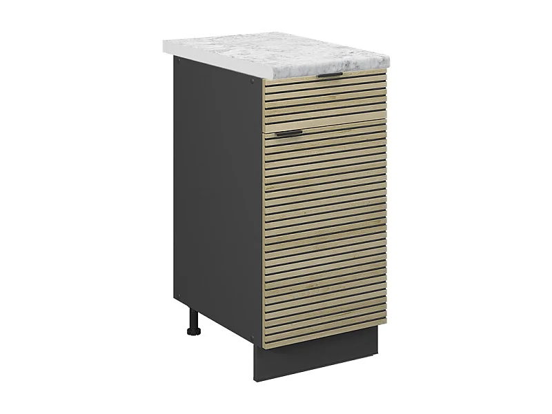 Meuble cuisine panneau en chêne 40x60x82 fame-line