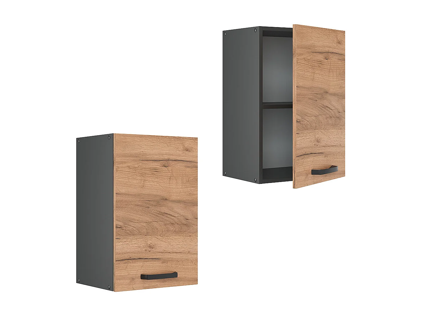 Elément haut de cuisine chêne de force doré 40x31x60 r-line