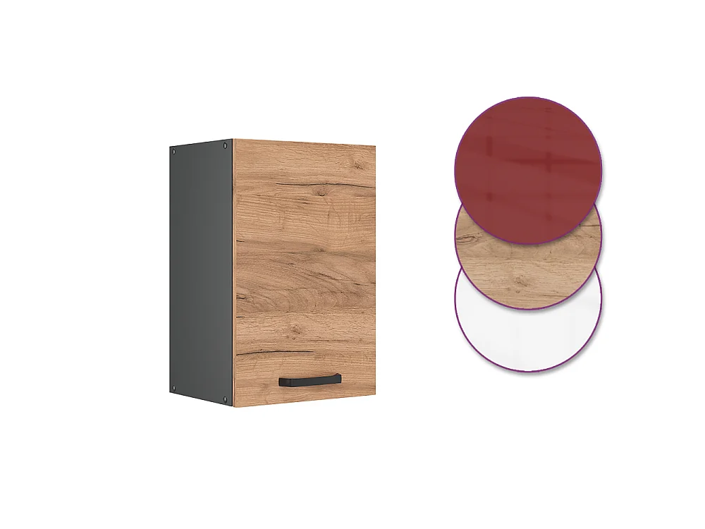 Wall cabinet gold power oak 40x31x60 r-line