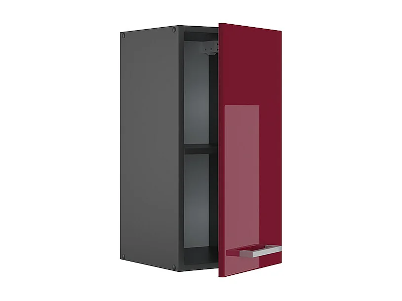Hängeschrank rot hochglanz 30x31x60 r-line