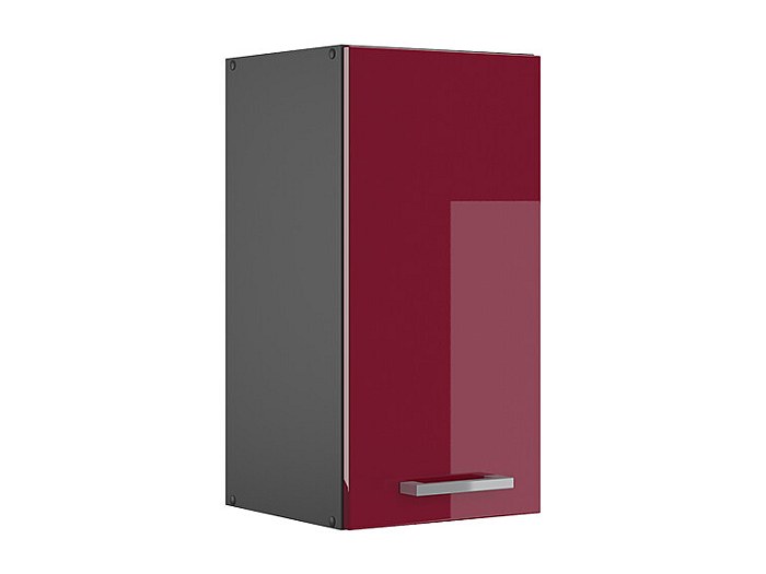 Vicco Glazen keukenkast Bordeauxrode hoogglans 60 cm, R-Line