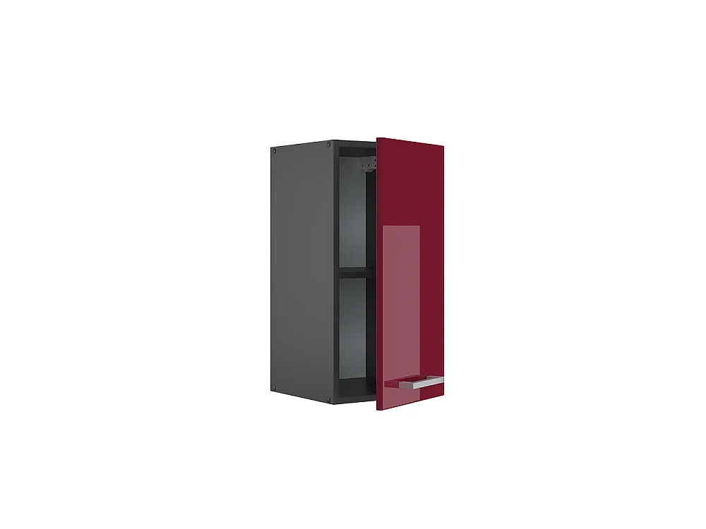 Wall cabinet red high gloss 30x31x60 r-line