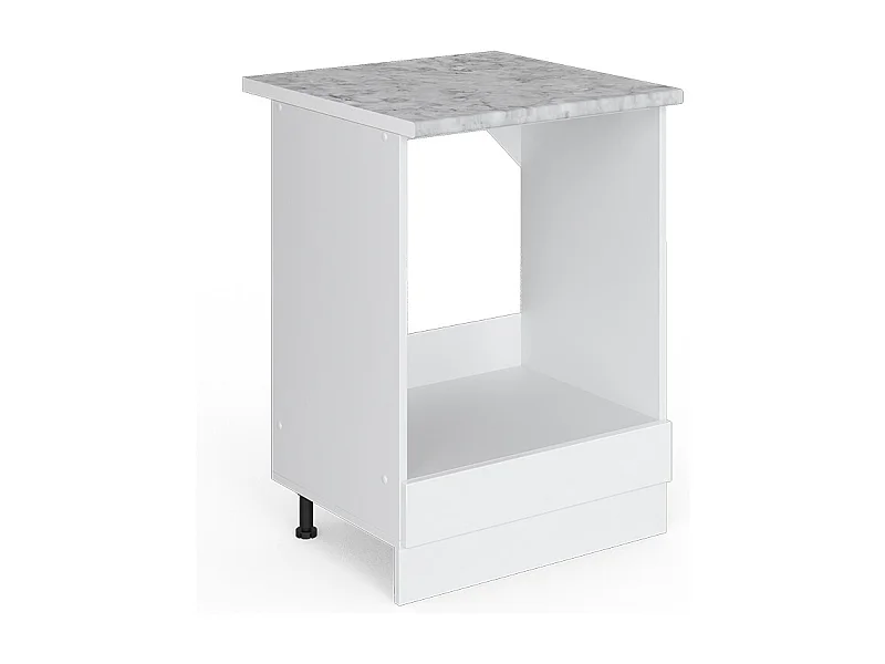 Armario para horno empotrado blanco alto brillo 60x60x81.6 r-line