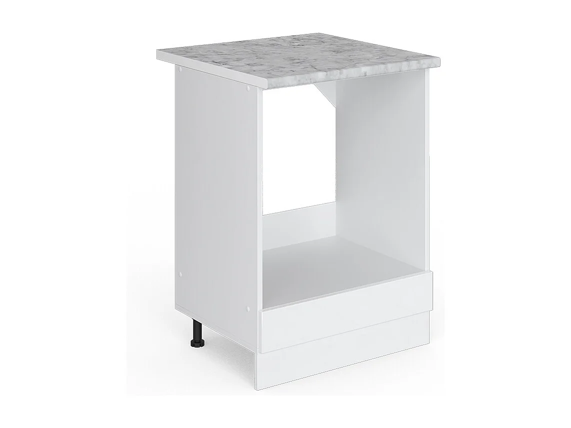 Mobile per forno da incasso bianco lucido 60x60x81.6 r-line